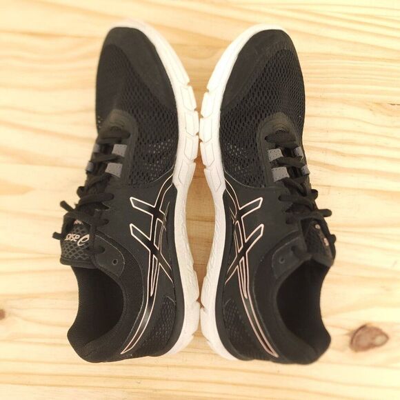 Asics Women's Athletic Shoes Sz 8.5 Black Pink Sneakers Running Walking - Picture 5 of 9